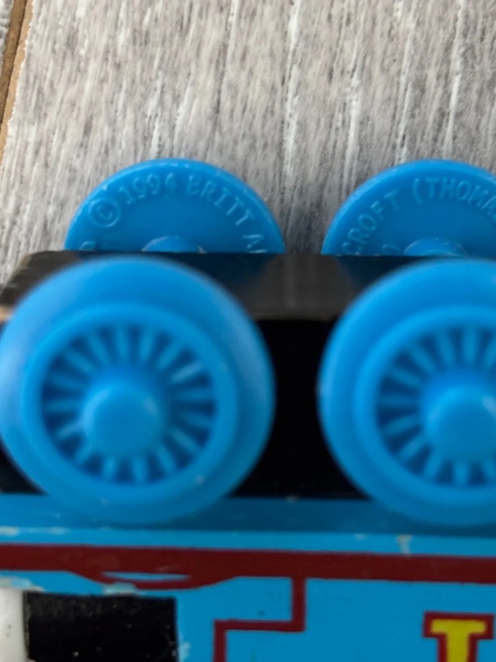 Vintage 1994 Wooden Thomas (No Name) - Thomas & Friends